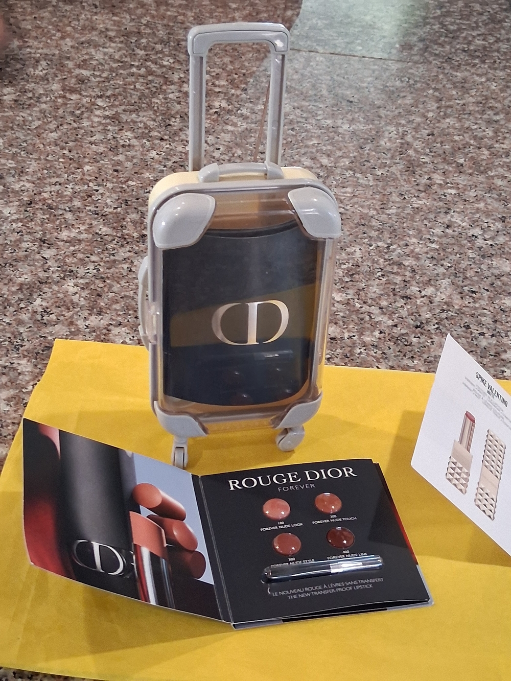 Mini Suitcase with Rouge Dior W/ Sample & Valentino